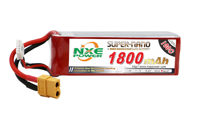 1800mAh 100C 6S 22.2V FPV穿越機(jī)電池